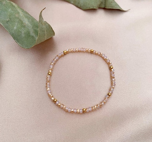 Pulsera Modelo Peonia (Nude tornasol)